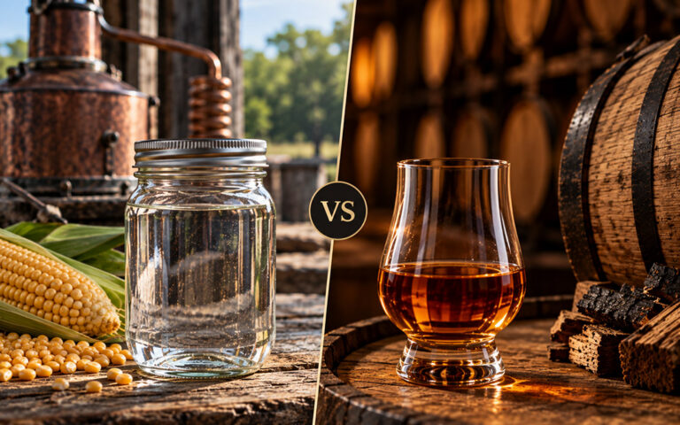 Whiskey vs Moonshine