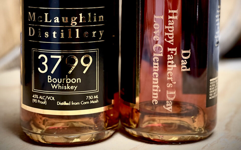 Engraved Bourbon Bottles